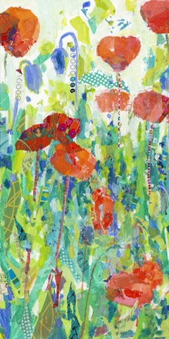 Stately Red Poppies I