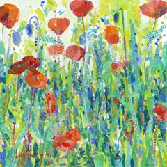 Stately Red Poppies III