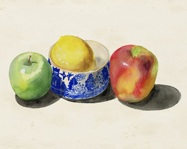 Still Life with Apples and Lemon I