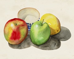 Still Life with Apples and Lemon II