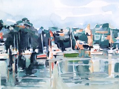 Watercolor Bay II