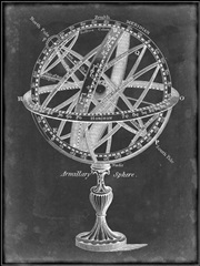 Armillary Sphere on Charcoal I