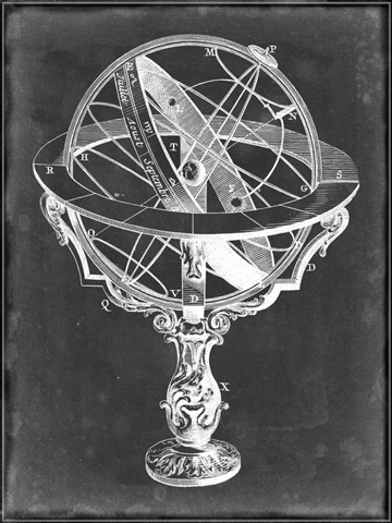 Armillary Sphere on Charcoal II