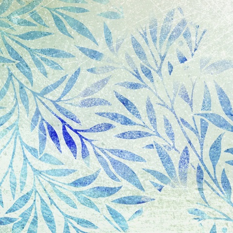 Cerulean Foliage II