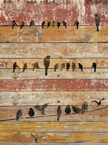 Birds on Wood II