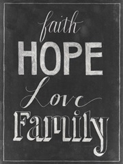 Chalkboard Faith I