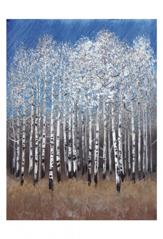 Cobalt Birches II