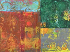 Colorful Leaf Imprint I