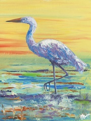 Egret Sunset II