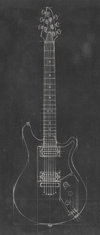 Electric Guitar Blueprint II
