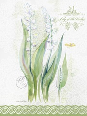 Flower Study on Lace IX