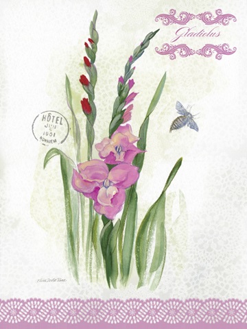 Flower Study on Lace VI