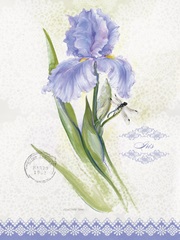 Flower Study on Lace VII