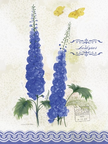 Flower Study on Lace VIII