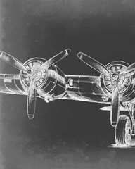 Graphic Plane Triptych I