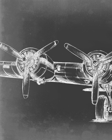 Graphic Plane Triptych I