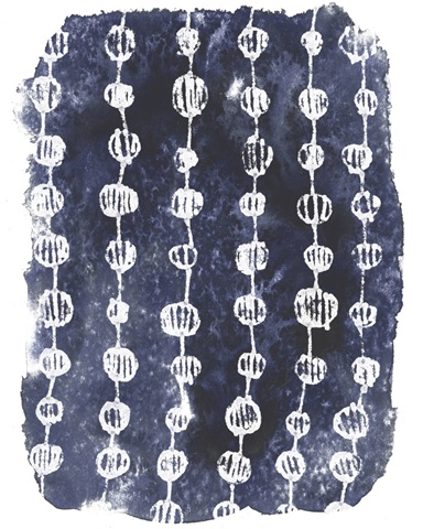 Indigo Batik Vignette I