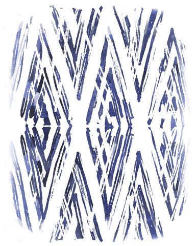 Indigo Batik Vignette VI