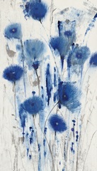 Blue Impressions I