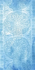 Cobalt Deco Panel I