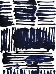 Indigo Stripes I
