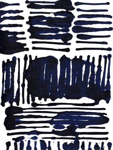 Indigo Stripes I