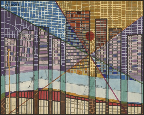 Modern Map of Detroit