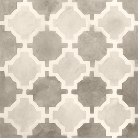 Neutral Watercolor Tile I
