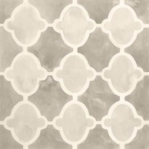 Neutral Watercolor Tile II