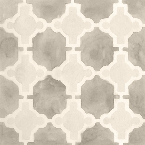Neutral Watercolor Tile III