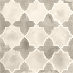 Neutral Watercolor Tile IV