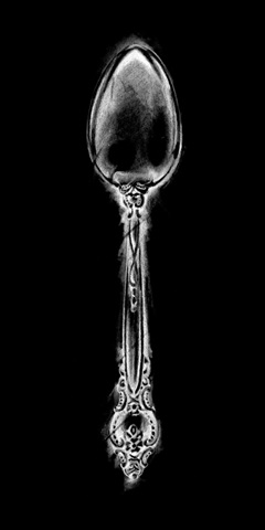 Ornate Cutlery on Black II