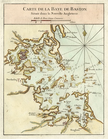 Petite Map of the Port of Boston