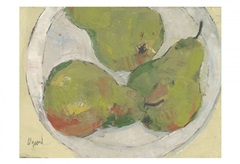 Plate with Pear
