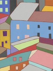 Rooftops in Color I