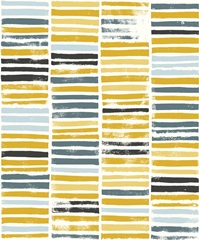 Saffron Block Print I