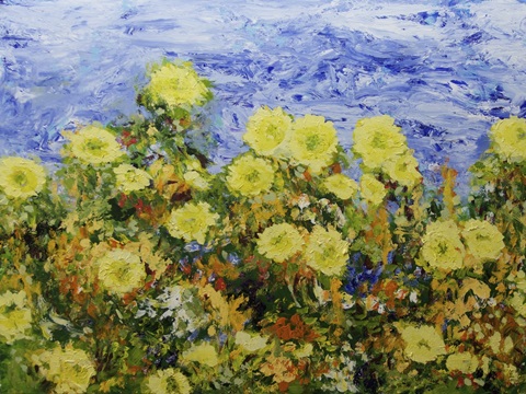 Storm over Summer Garden