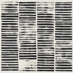 Stripe Block Prints I