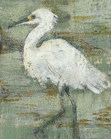 Textured Heron I