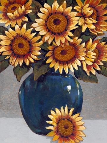 Vase of Sunflowers I