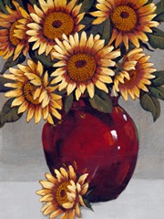 Vase of Sunflowers II