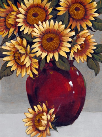 Vase of Sunflowers II