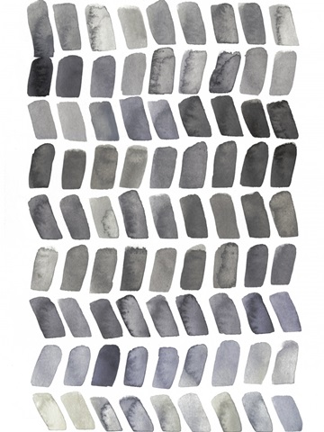 Watercolor Chevron I