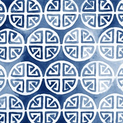 Watercolor Indigo II