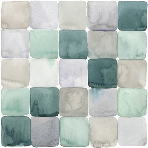 Watercolor Window Panes II