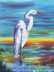 Yellow Heron I