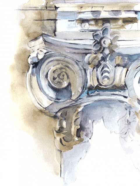 Architectural Watercolor Sketch II