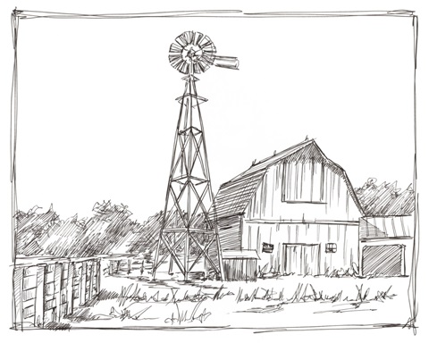 Farm Sketch II