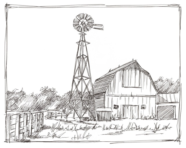 Farm Sketch II