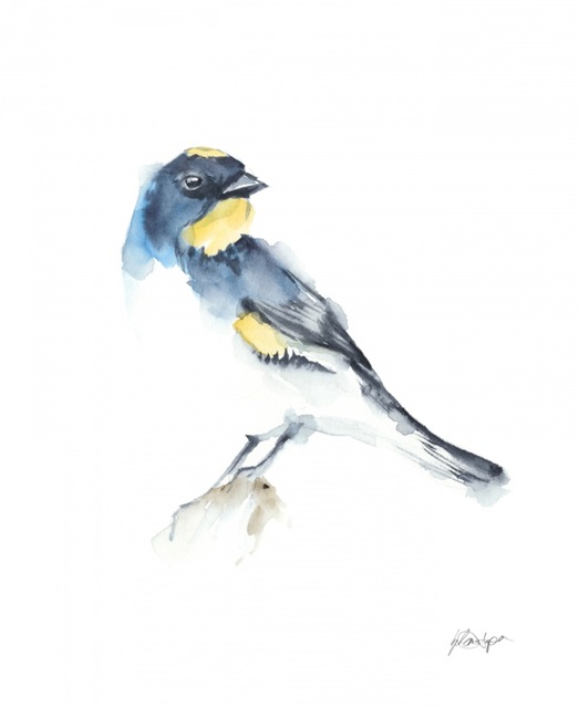 Watercolor Songbirds III